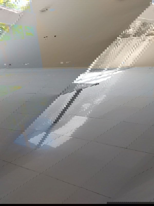 Large living room with glass sliding doors, high ceilings in PH Costa Esmeralda Panama City