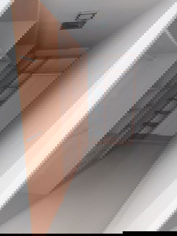 Spacious bathroom with glass shower and garden view window in PH Costa Esmeralda Panama