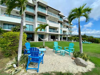 Aerial view of Casamar luxury beachfront resort amenities San Carlos Panama