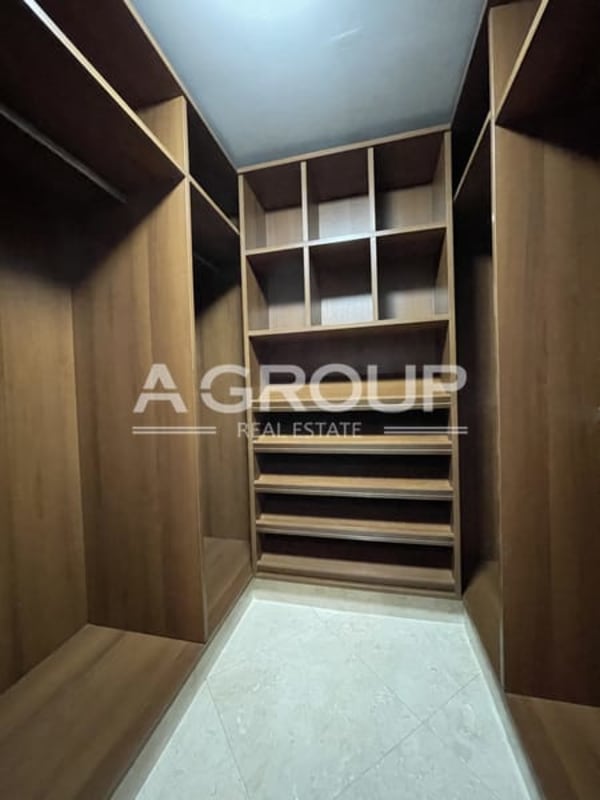 Elegant master bedroom featuring bay views, double closets and marble jacuzzi bathroom at The Point Punta Paitilla