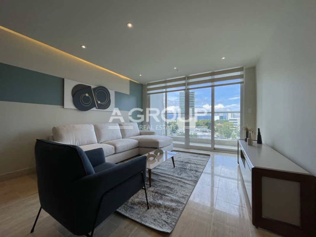 Modern bathroom with glass-enclosed shower The Regent Costa del Este Panama