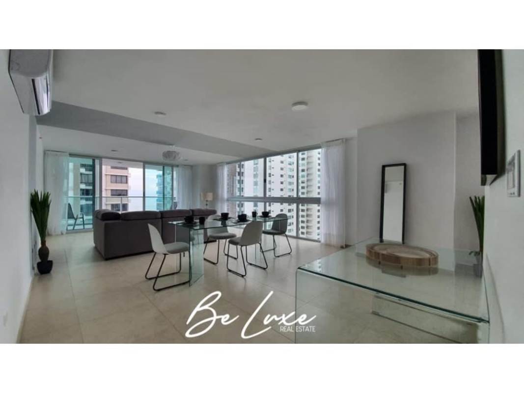 Infinity pool area with skyline and ocean views in PH Lumiere Costa del Este Panama City