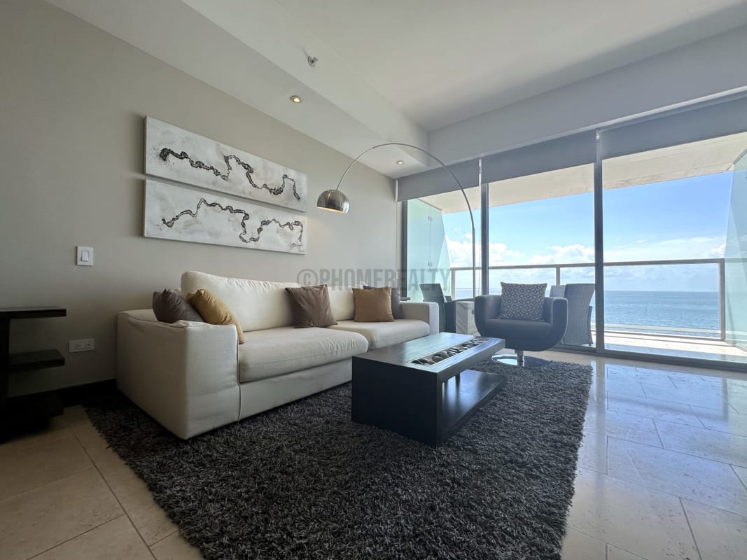 Oceanfront studio apartment private balcony with stunning views at JW Marriott Punta Pacifica