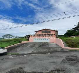 Elevated terrace with valley mountain views at Altos del María estate Panama