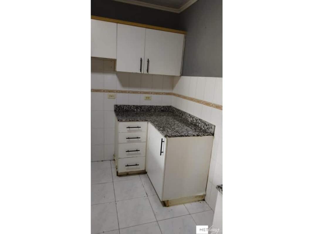 Dining area open plan with living room, ceramic flooring Dorasol residential Panama