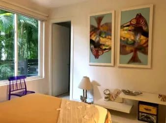 Fully equipped kitchen with stainless steel appliances in Buenaventura condo vacation rental Panama