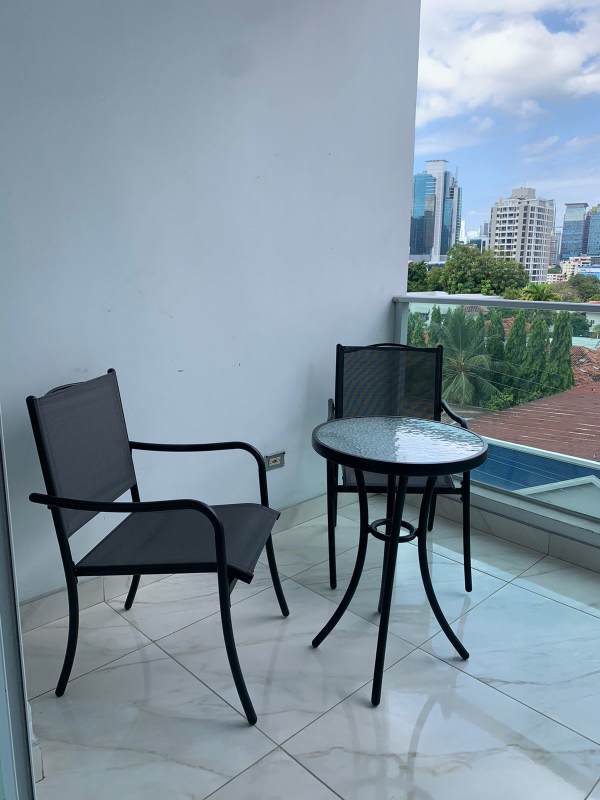 Kitchen with granite countertops, stainless appliances PH Cosmopolitan Via Porras Panama City