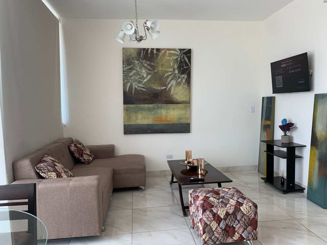 Bedroom with built-in closet AC and access to balcony PH Cosmopolitan Via Porras Panama