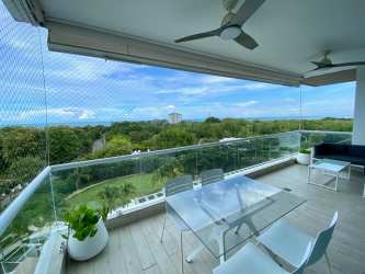 Large master bedroom with AC, built-in closet, and ocean-view windows PH Solea Punta Barco Panama