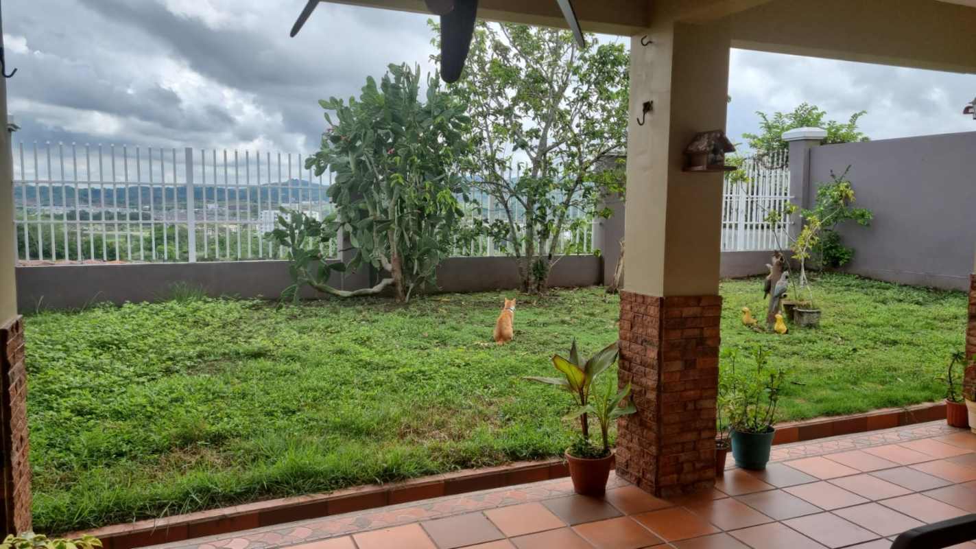 Private balcony with neighborhood view suburban house Brisas Heights Panama