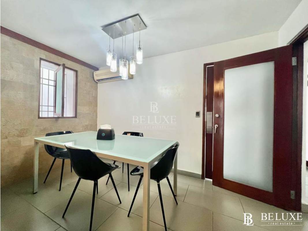 Spacious covered terrace duplex home Obarrio Panama City