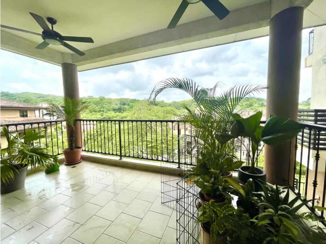 Granite countertop kitchen with wood cabinetry and stainless appliances PH Embassy Club Clayton Panama