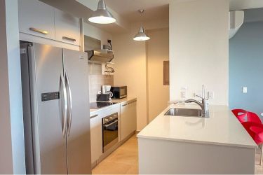 Private balcony with panoramic ocean and sky views at Royal Palm condominium Playa Gorgona Panama