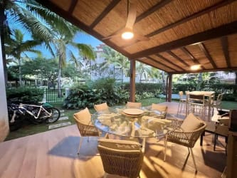 Spacious master bedroom with king bed and garden views Buenaventura Panama