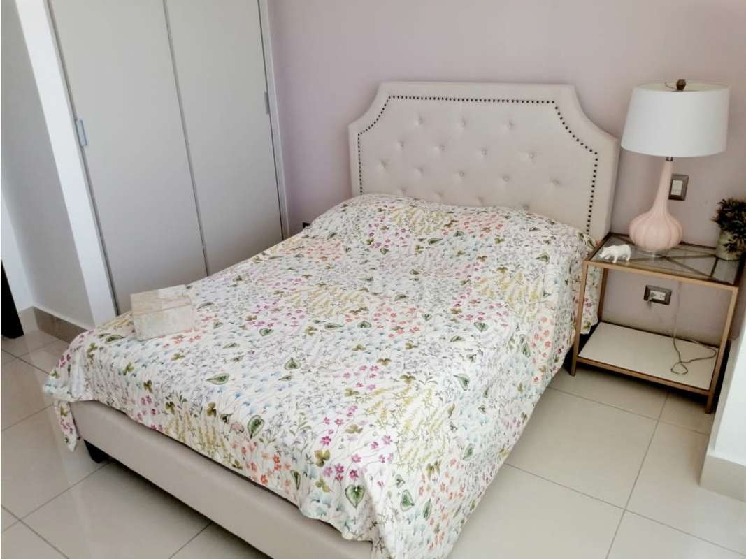 Modern bathroom with glass shower and elegant vanity PH Bali Costa del Este Panama