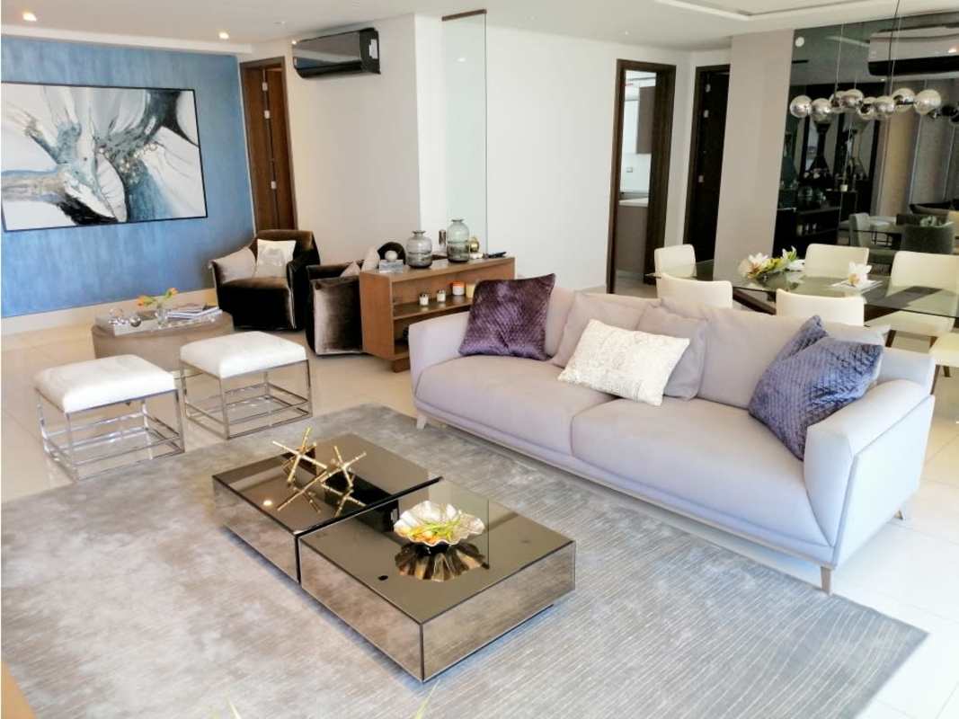 Bright secondary bedroom with large window in PH Bali Costa del Este Panama City