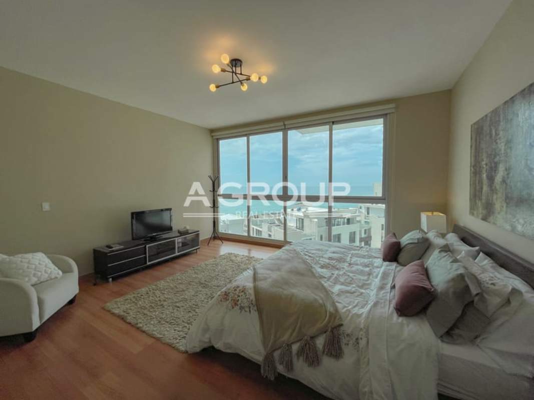Modern dining space with large windows ocean and skyline views PH Dupont Tower