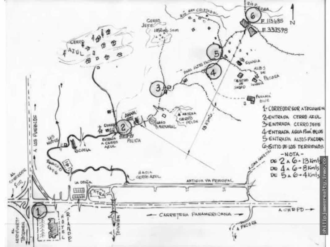 525,000 m2 Mountain Ranch with Springs in Cerro Azul Panama