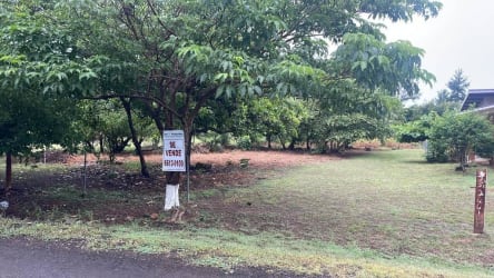 Panoramic view of 2300m2 rural land in Pocrí Aguadulce with fence and street access