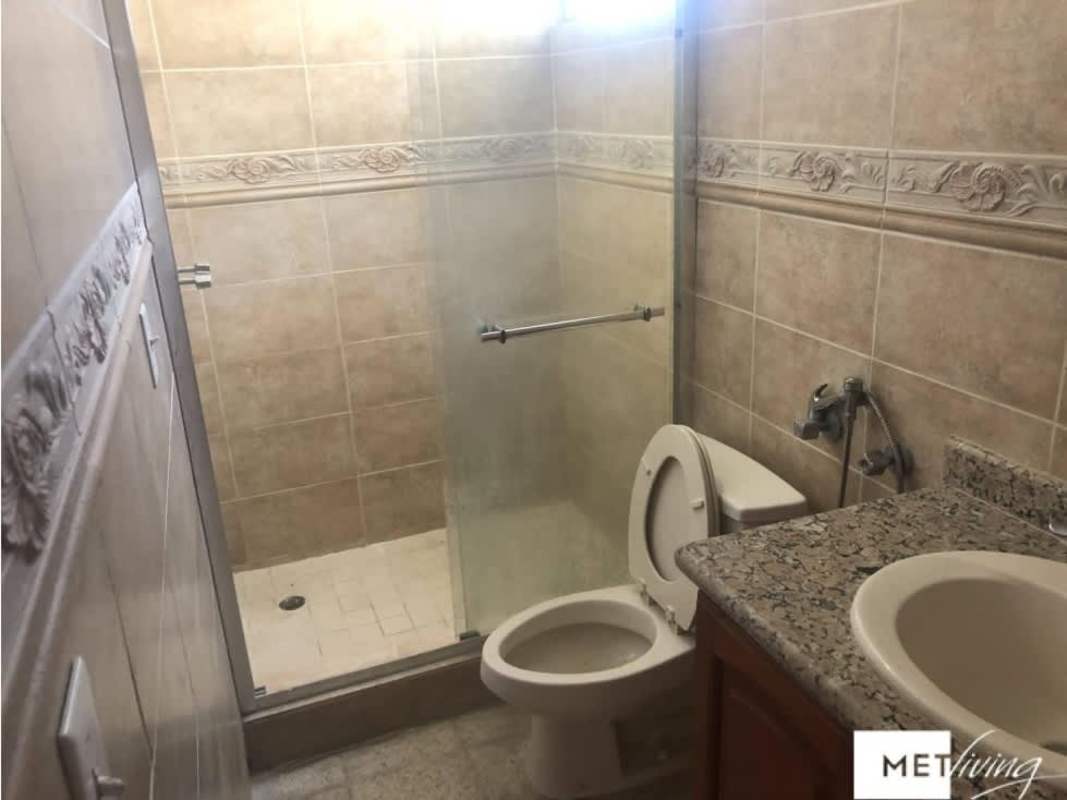 Bathroom featuring glass shower and granite vanity PH Villas Las Fuentes Betania Panama
