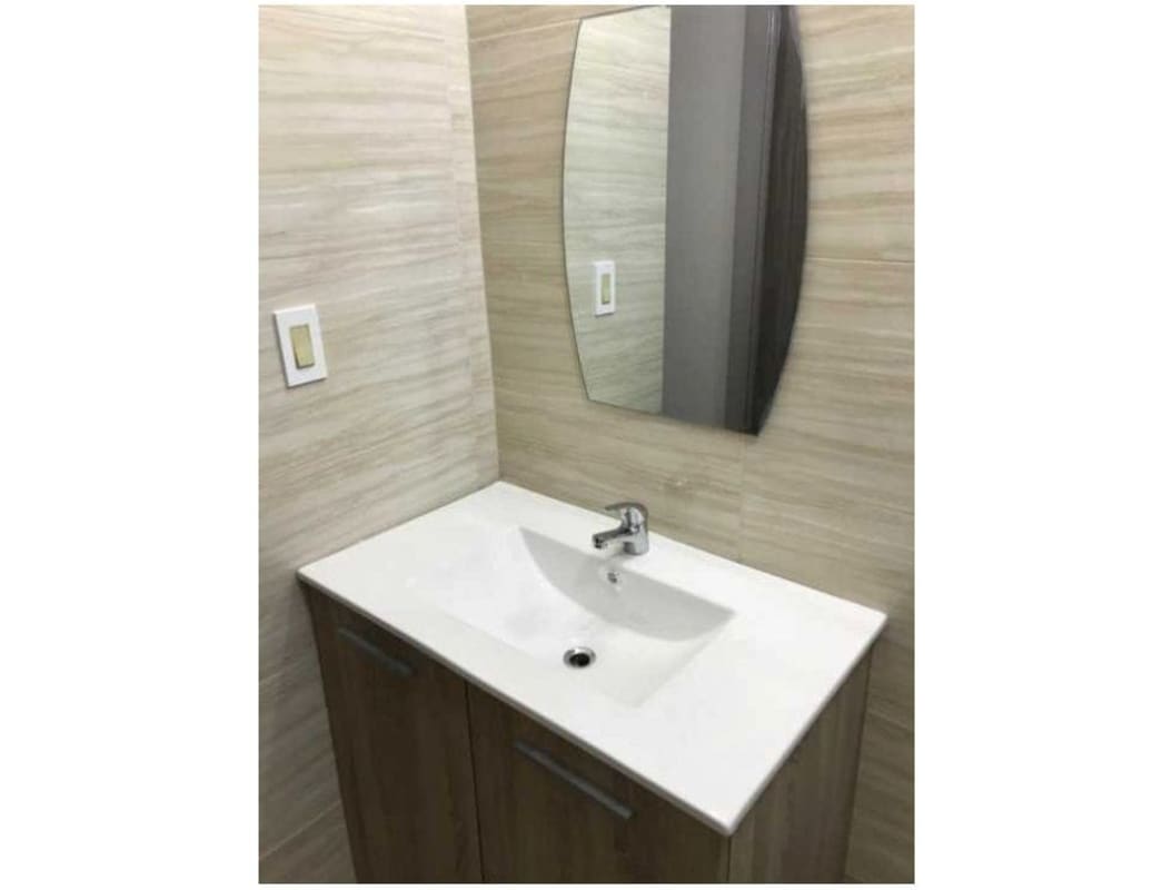 Dining area with skyline views and marble floors PH Rocamar Panama City Panama