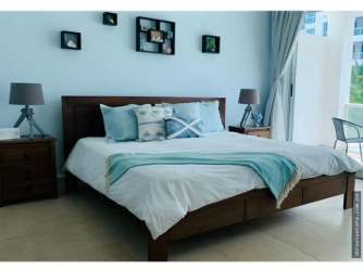 Comfortable third bedroom with air conditioner, closet PH Terrazas de Farallón Panama