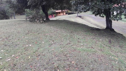 Open spacious lot surrounded by greenery inside Las Lajas community