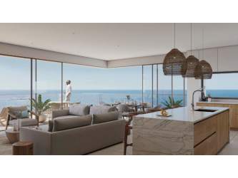 Resort beachfront with private marina, white sand beach and Caribbean Sea at Playa Escondida Panama