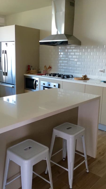 Spacious living room with marble floors, panoramic ocean and city views in Punta Pacifica Panama at PH Ocean Park