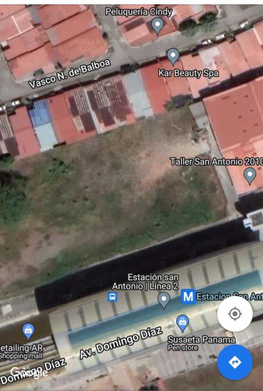 Cleared fenced commercial plot near residential and retail with metro Panama