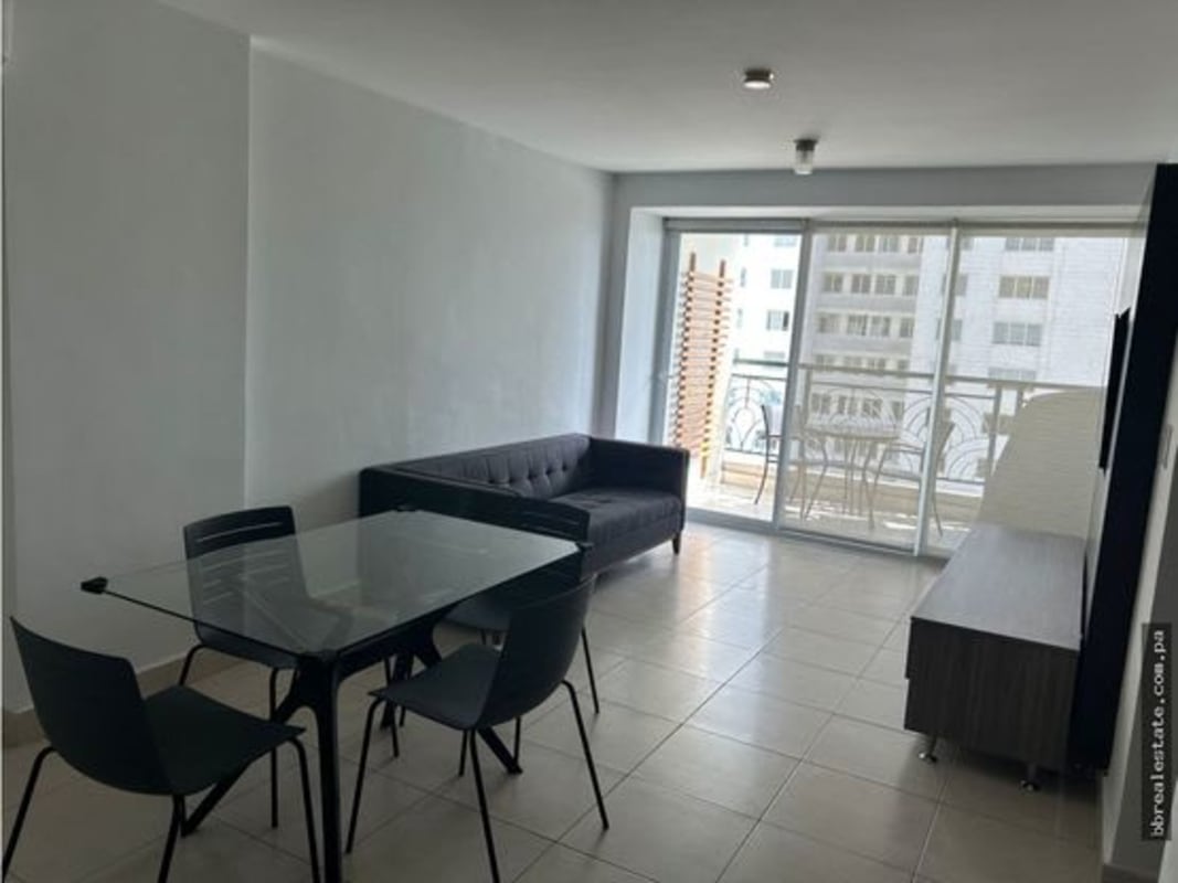 Modern bright living dining room with balcony in PH Belview Towers Panama