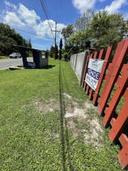 Open grassy lot fenced with mature trees Camino El Valle Panama for sale
