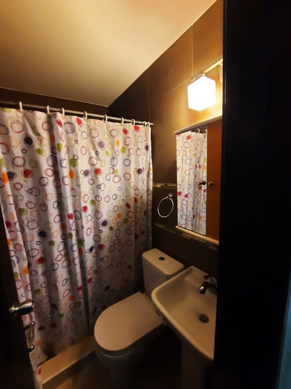 Bedroom with closet and AC in furnished townhouse for sale Panama City