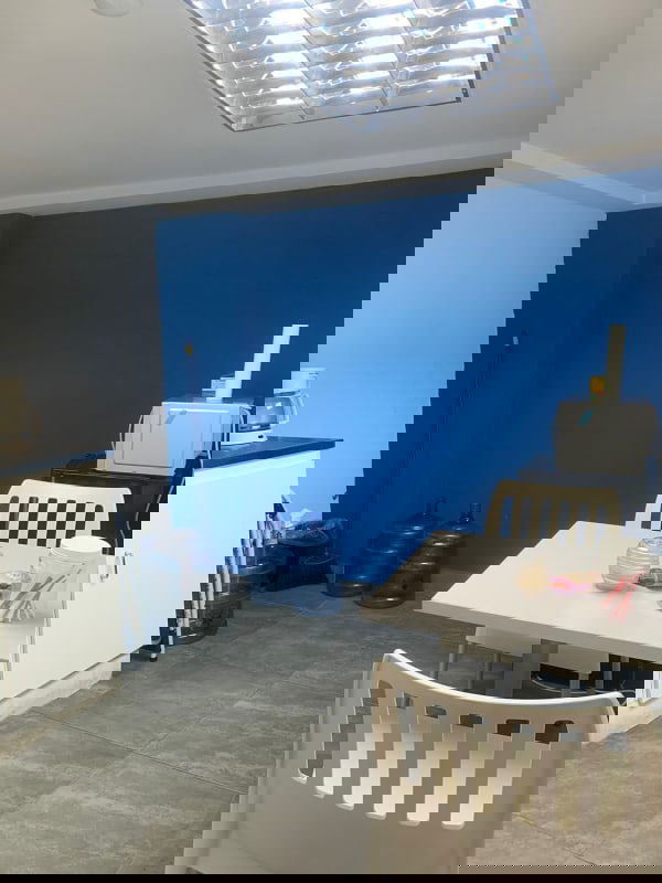 Small kitchenette with stainless sink in commercial property Panama