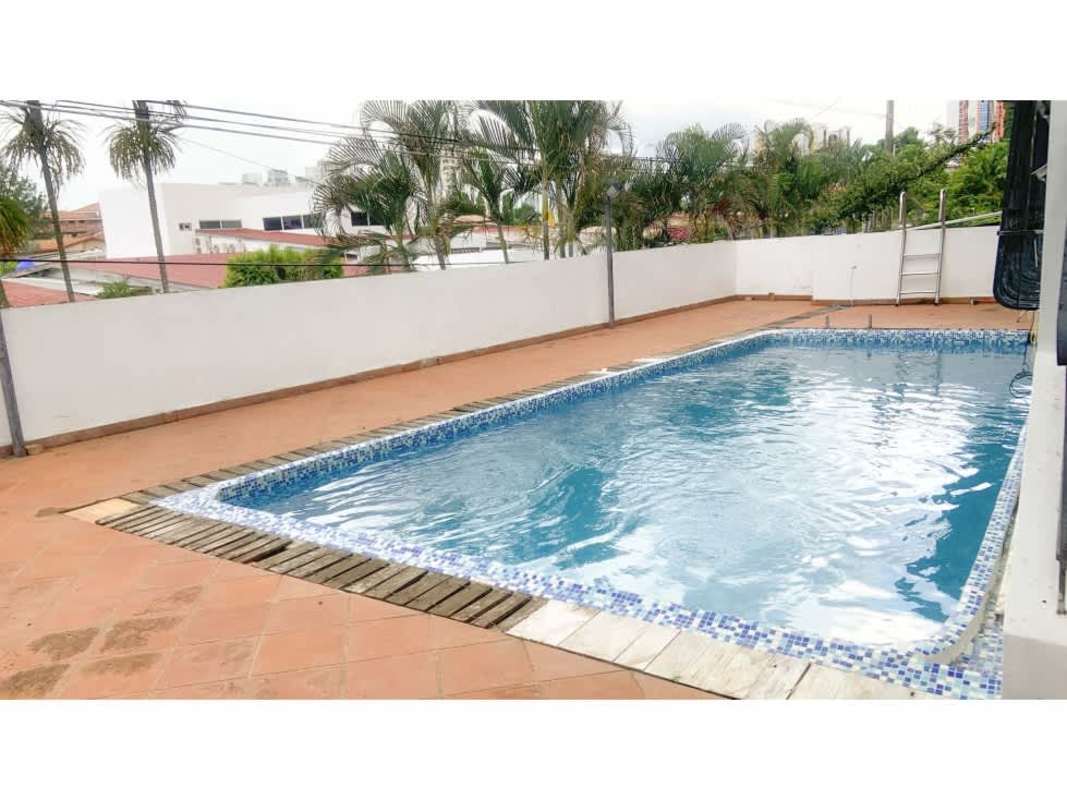 Spacious traditional kitchen with central island, ample wood cabinets Hato Pintado Panama City