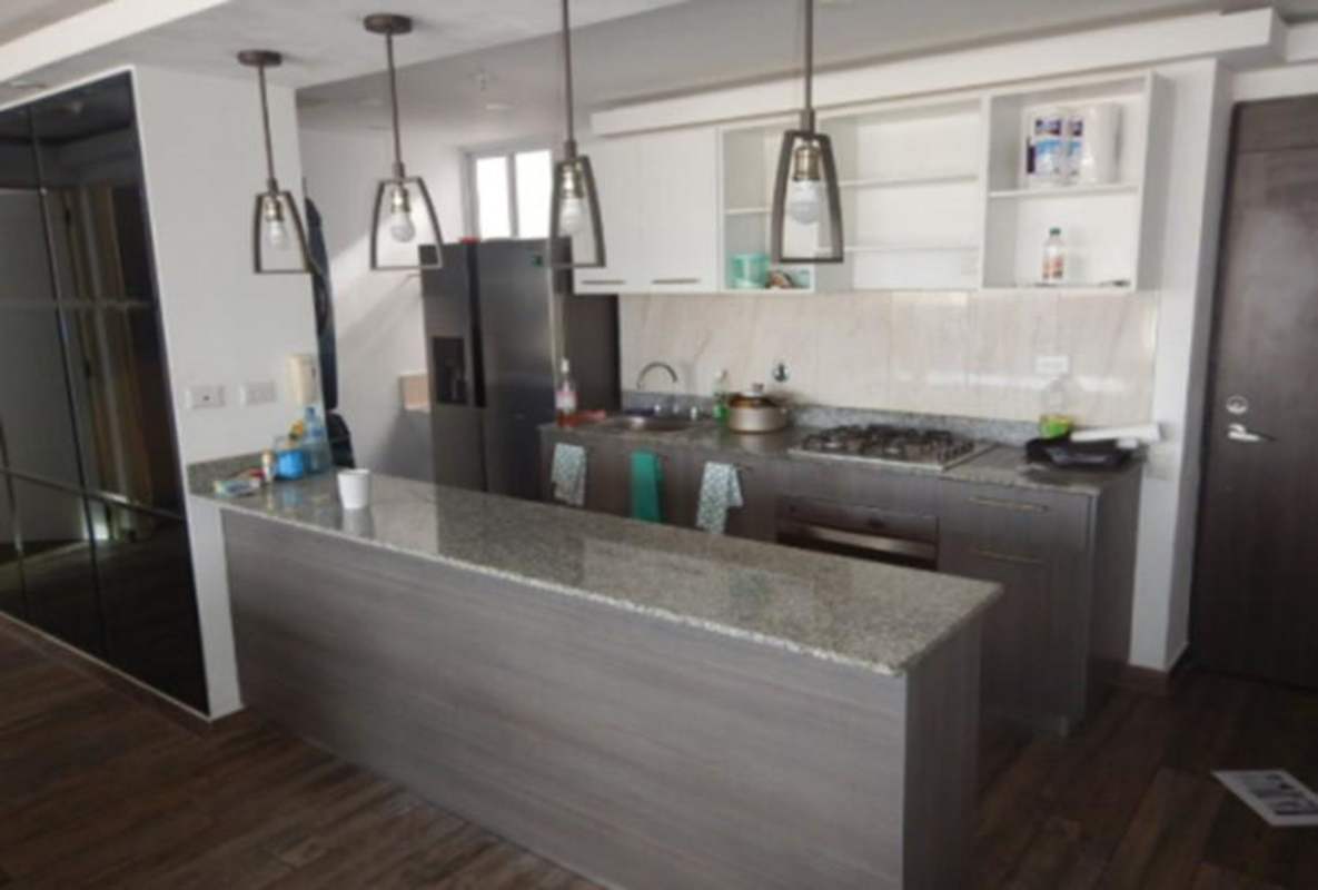 Modern lobby with furnishings and elevators PH Aviñón El Bosque Panama City