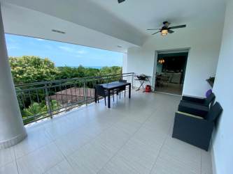 Fully equipped kitchen with granite countertops stainless appliances in PH Barcovento Punta Barco Panama