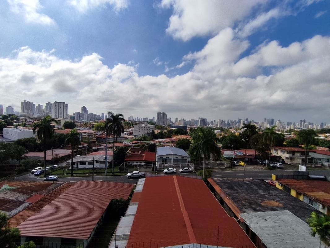 Spacious living room with large windows and natural light PH Castellanos Panama