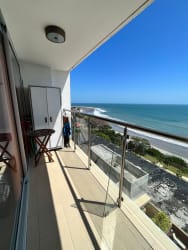 Fully equipped granite kitchen in beachfront apartment at PH El Palmar Panama