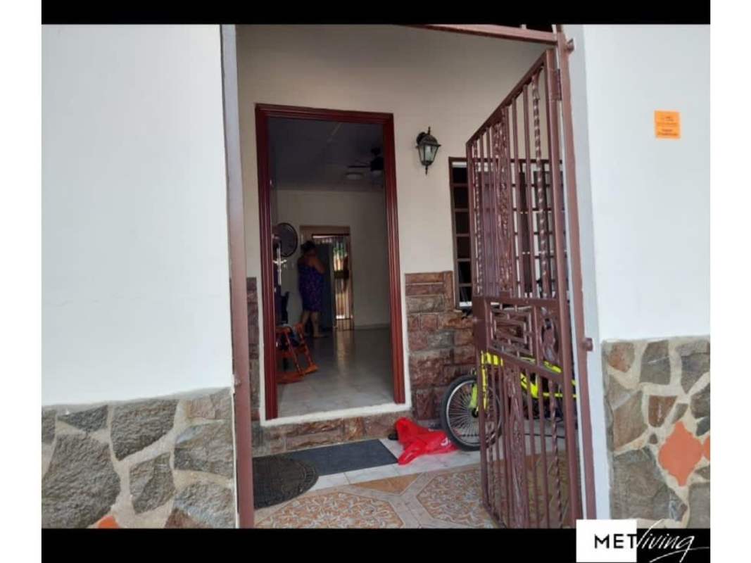 Main entrance of house with metal security gate Don Bosco Panama