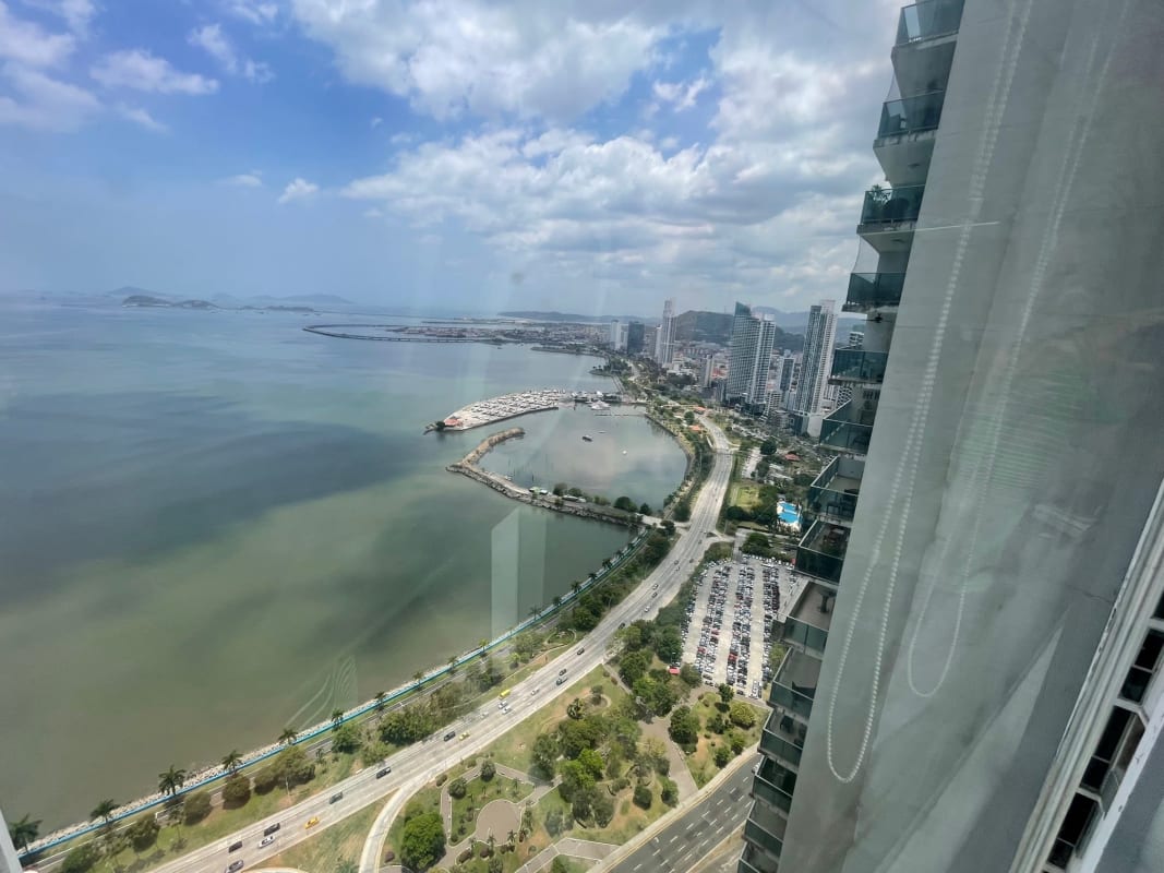 Gorgeous waterfront ocean and skyline views from corporate office PH BICSA Panama City