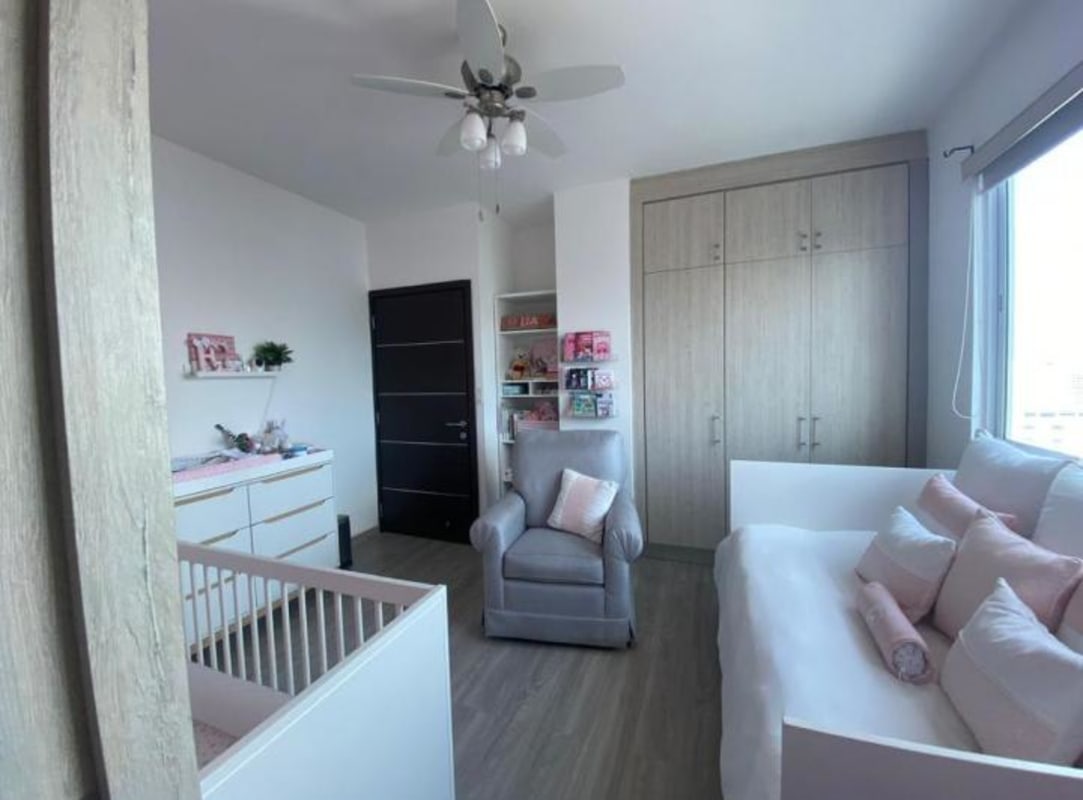 Balcony overlooking Panama City skyline PH Premium Tower San Francisco