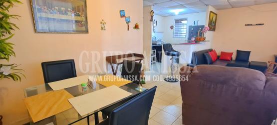 Bedroom with closet space, tile floors, window Panama house