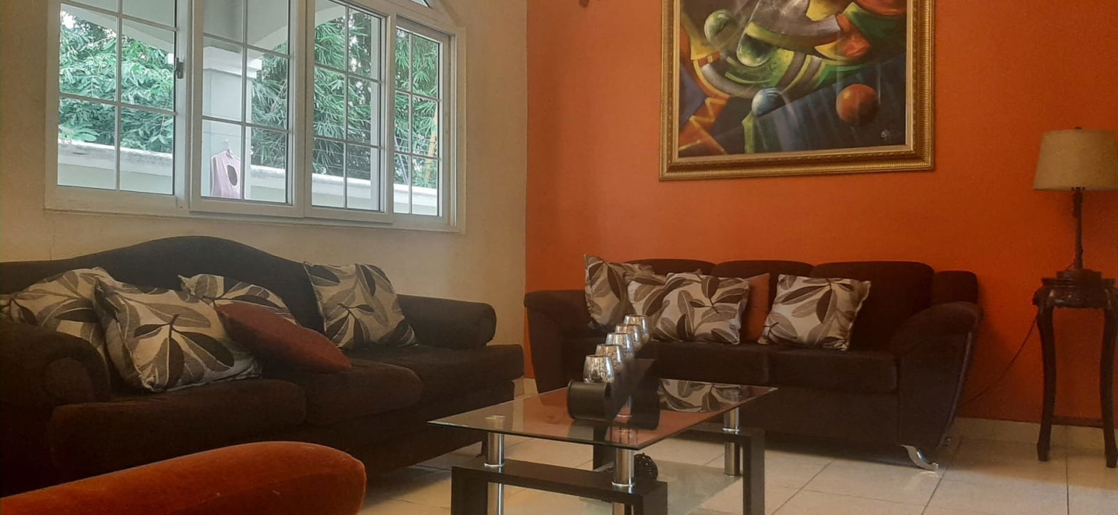 Kitchen with granite counters and ample cabinet space in Pedregal home for sale Panama