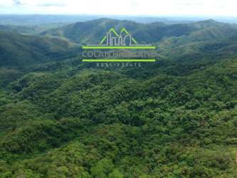 Panoramic view of highland hills covered in lush forest Pitaloza Herrera Panama