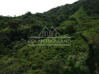 Unpaved dirt road providing access to remote farm in Macaracas Los Santos rural Panama