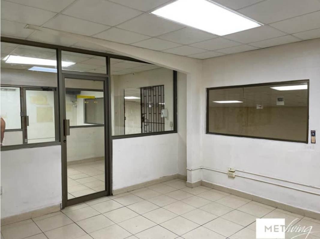 Office with glass partition inside commercial space Parque Lefevre Panama