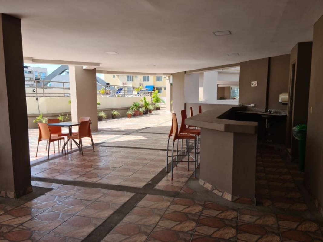 Living dining room open plan with balcony access PH Brisas de San Fernando Panama