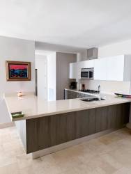 Covered balcony with chairs overlooking Pacific Ocean Nueva Gorgona