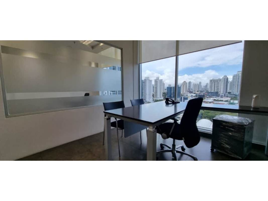Private office with panoramic ocean and city views PH BICSA Tower Panama